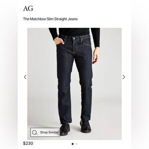 AG Adriano Goldschmied The Matchbox slim straight leg jeans 31 EUC
